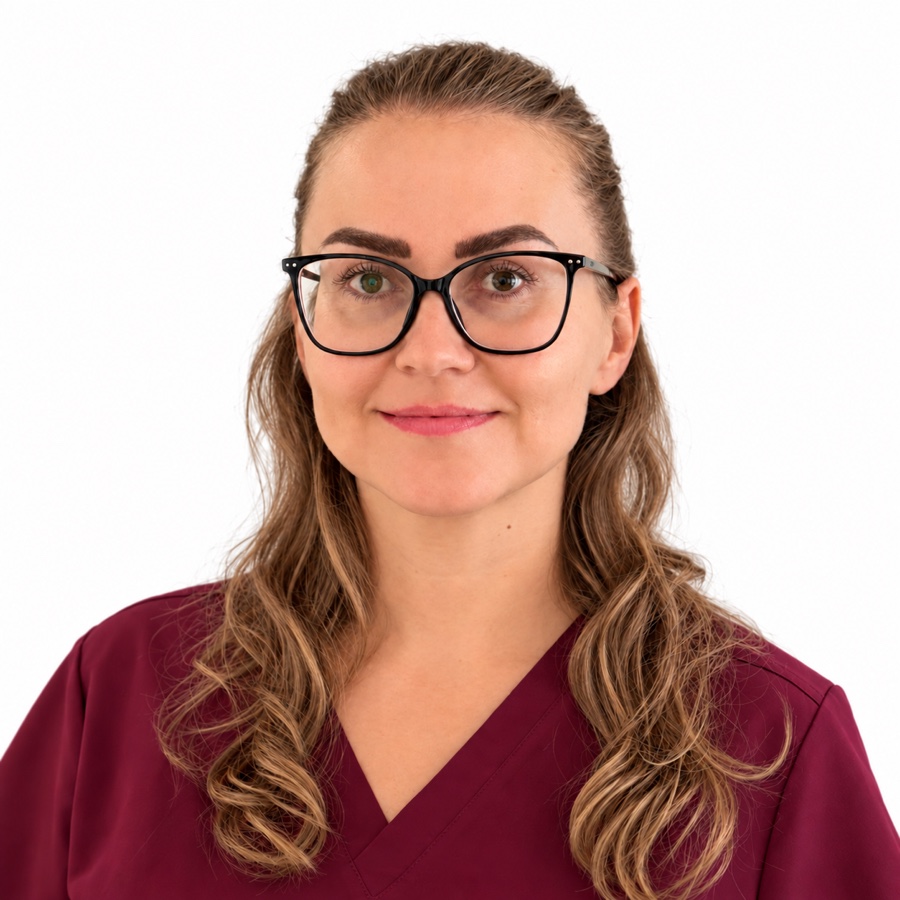 Lana Glazkina, Pflegedienstleitung und Pflegefachkraft
